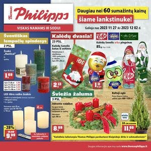 Reklaminis laikraštis Thomas Philipps, galioja nuo 27.11.2023 iki 02.12.2023.